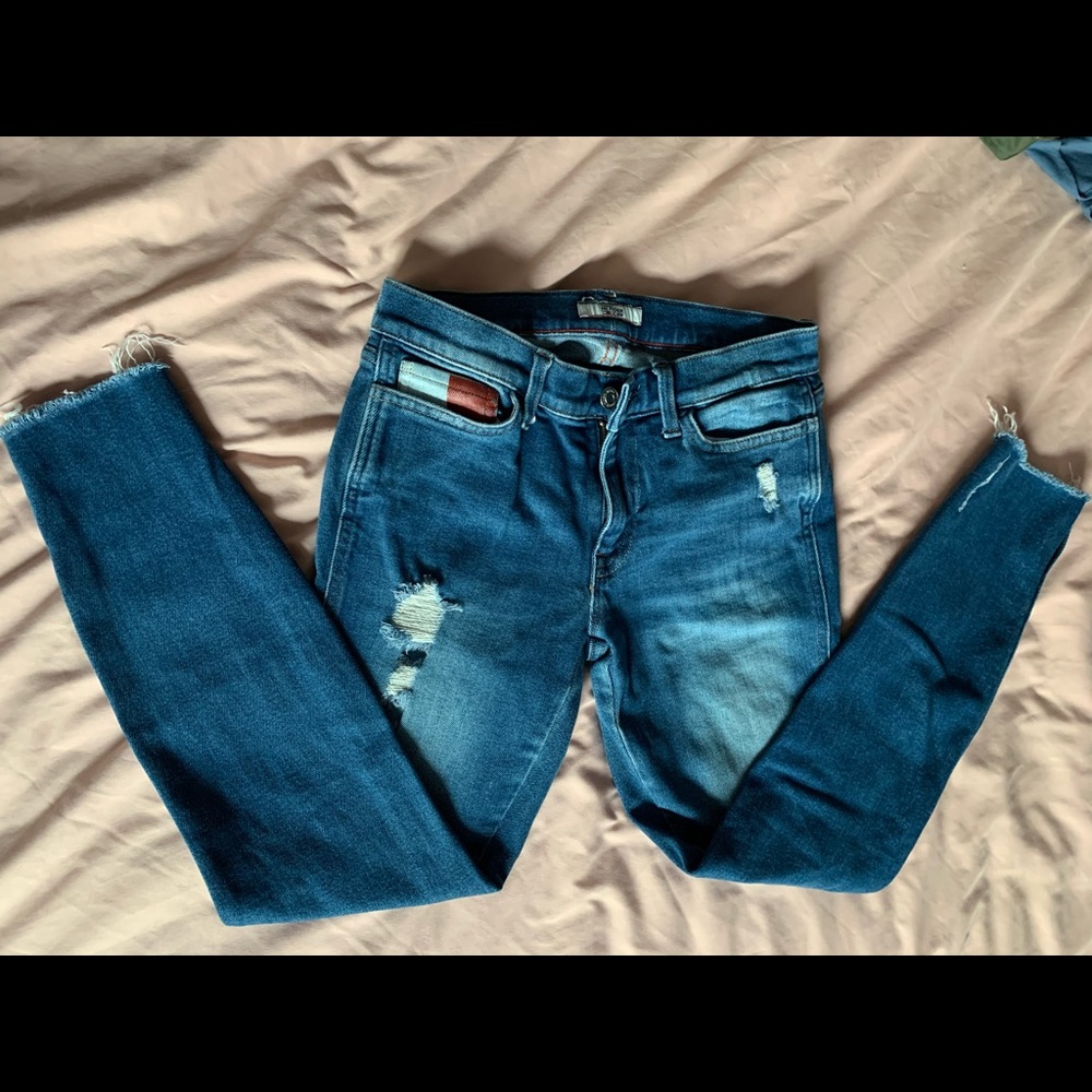 Tommy Hilfiger ripped jeans
